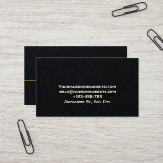 Minimalistische Visitenkartenvorlage Visitenkarte