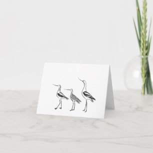Minimalistische Vogelkunst in Schwarz und Weiß Zei