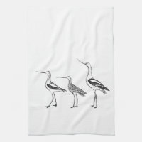 Minimalistische Vogelkunst in Schwarz und Weiß Zei