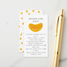 Minimalistische Wasserfarbe Orange Baby Shower