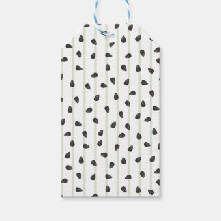 Minimalistische Wassermelonen Samen und Streifen S Geschenkanhänger