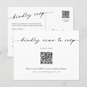 Minimalistische Website UAWG Strichcode-Postkarte Postkarte