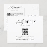 Minimalistische Website UAWG Strichcode-Postkarte