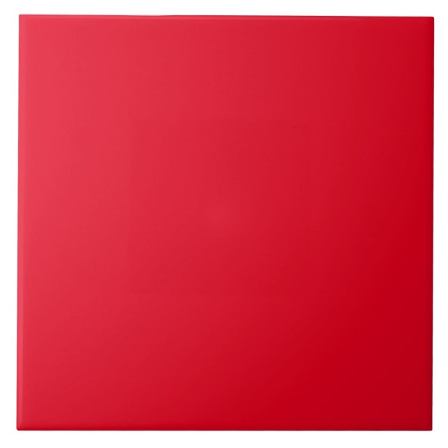 "Minimalistische Weihnachten Schlichte Solid Color Fliese (Vorderseite)
