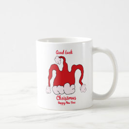 Minimalistische Weihnachten und Neues Jahr glückli Kaffeetasse