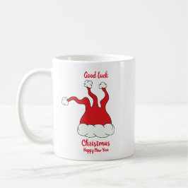 Minimalistische Weihnachten und Neues Jahr glückli Kaffeetasse