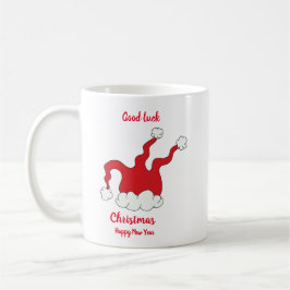 Minimalistische Weihnachten und Neues Jahr glückli Kaffeetasse