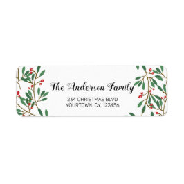 Minimalistische Weihnachtsaufkleber