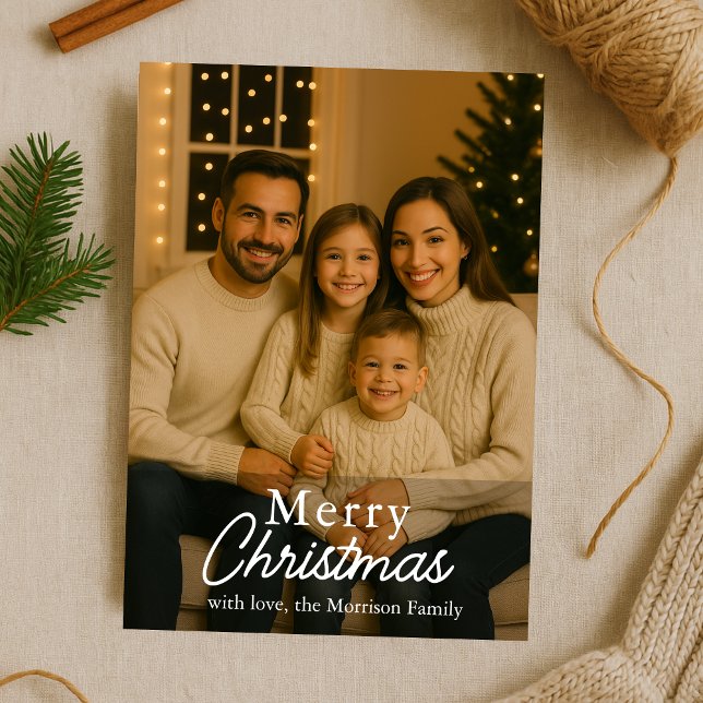 Minimalistische Weihnachtsjubiläumskarte Einladung (Von Creator hochgeladen)