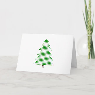 Minimalistische Weihnachtskarte Weihnachtsbaum im  Feiertagskarte