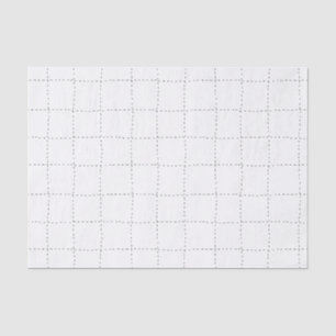 Minimalistische Weihnachtsschwarz & Weiß gepunktet Seidenpapier