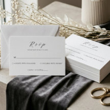 Minimalistische weiße elegante Hochzeit