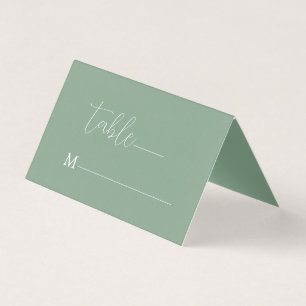 Minimalistische weiße Kalligraphie auf der Ebene g Visitenkarten