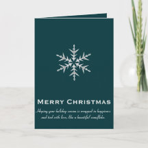 Minimalistische weiße Schneeflocke Handgezeichnete