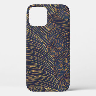 Minimalistische Wellen, Berglinienkunst. Case-Mate iPhone Hülle