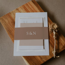 Minimalistische westliche Hochzeit | Kupferfarben