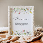 Minimalistische Wildblumen Erinnerungen mit der Br Poster<br><div class="desc">Minimalistische Wildblumen Erinnerungen mit den Braut Matching Artikel zur Verfügung.</div>