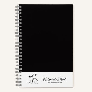 Minimalistische Willkommens-Heim-Client-Appreciati Notizbuch