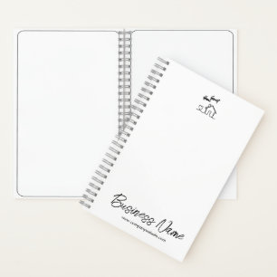 Minimalistische Willkommens-Heim-Client-Appreciati Notizbuch
