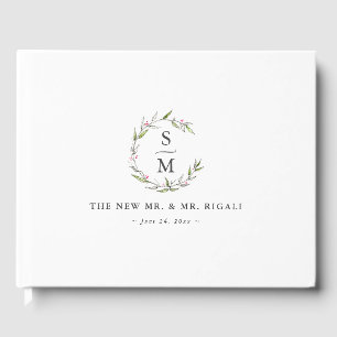 Minimalistische Winter Wedding Guest Book Ideen Gästebuch