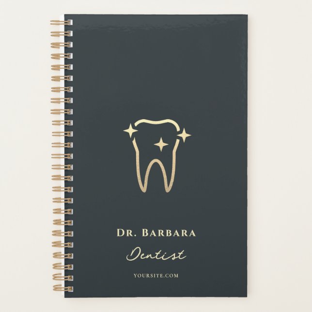 MINIMALISTISCHE ZAHNORTHODONTIK GOLD TOOTH PLANER (Vorderseite)