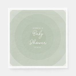 Minimalistische Zahnradspülung Serviette