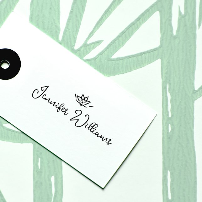 Minimalistische Zen-Kalligraphie-Signatur Gummistempel (Von Creator hochgeladen)