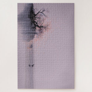 Minimalistische Zen-Landschaft