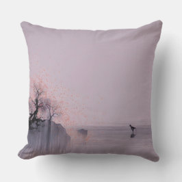Minimalistische Zen-Landschaft Kissen