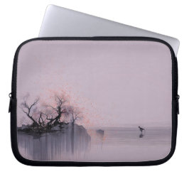 Minimalistische Zen-Landschaft Laptopschutzhülle