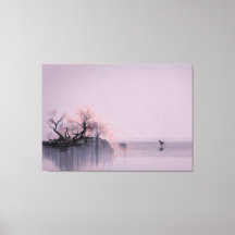 Minimalistische Zen-Landschaft