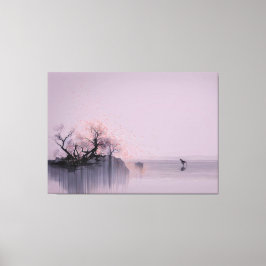 Minimalistische Zen-Landschaft Leinwanddruck
