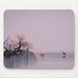 Minimalistische Zen-Landschaft Mousepad