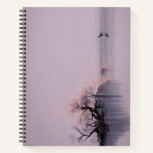 Minimalistische Zen-Landschaft Notizbuch
