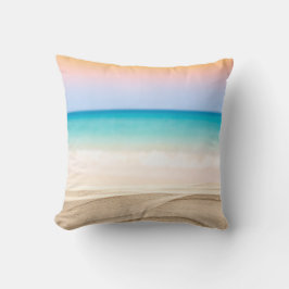 Minimalistische Zierkissen – Sonnenuntergang Ozean