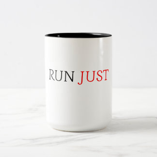 Minimalistische Zitat-Kaffeetasse Zweifarbige Tasse