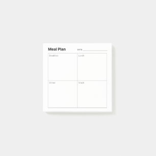 Minimalistische Zubereitung Post-it Klebezettel