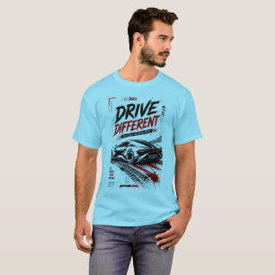 Minimalistische Zukunft-Supercar-Art-Streetwear-Gr T-Shirt