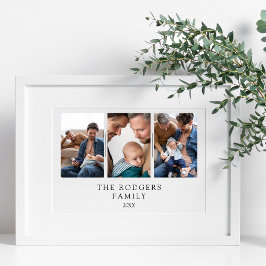 Minimalistischen 3 Fotos - Familienzusammenführung Poster