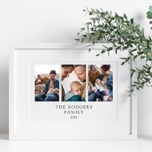 Minimalistischen 3 Fotos - Familienzusammenführung Poster