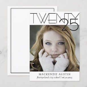 Minimalistischer Abschluss   Klassisches Script Gr Ankündigung