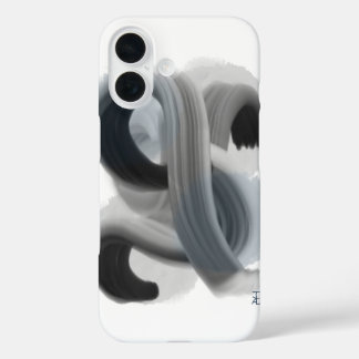 Minimalistischer Abstrakter Art iPhone 16 Fall Hülle