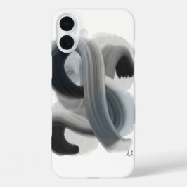 Minimalistischer Abstrakter Art iPhone 16 Plus Fal Hülle