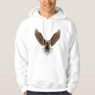 Minimalistischer Adler Hoodie