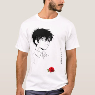 Minimalistischer ästhetischer Junge T-Shirt