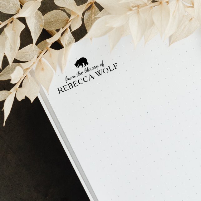 Minimalistischer Bär aus der Bibliothek des Buches Gummistempel (Von Creator hochgeladen)