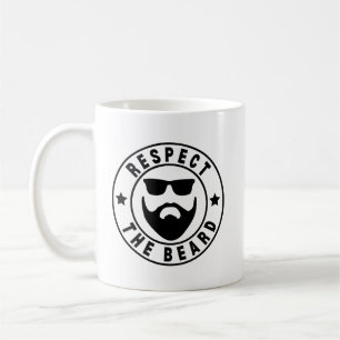 Minimalistischer Bart Kaffeetasse