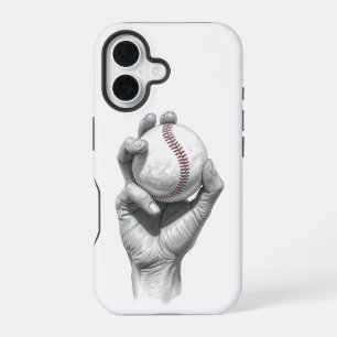 Minimalistischer Baseball iPhone 16 Hülle