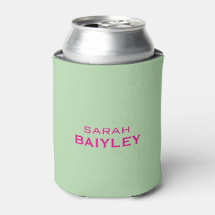 Minimalistischer benutzerdefinierter Name modern Dosenkühler