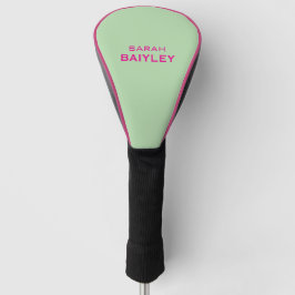 Minimalistischer benutzerdefinierter Name modern  Golf Headcover